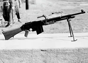 Guns Prints: Ne Belgian Rifle Has Tests -- The FN