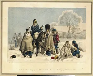 Troop Prints: Near Smarhon on December 3, 1812 by Faber du Faur