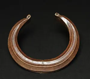 Copper Prints: Neck Ring, 1900s. Equatorial Africa, Gabon, Fang. Copper alloy;