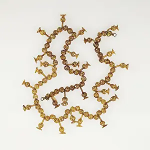 Jewellery Prints: Necklace in Gold Filagree of Queen Tausret ca