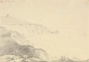 Graphite Prints: The Needles and Lighthouse, Isle of Wight