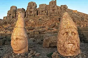 Heads Prints: Nemrut Dagi Sanctuary, Head of Hercules and Antiochus