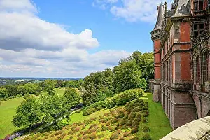 Gardens Prints: Neo-Gothic Victorian Chateau de Trevarez