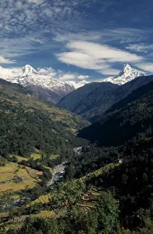 Dominant Prints: Nepal, Annapurna Region, Modi Khola Valley