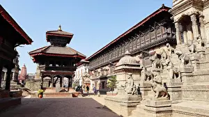 Denkmal Prints: NEPAL, KATHMANDU, BHAKTAPUR DURBAR SQUARE