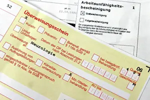 Objekt Prints: Neurology, certificate of incapacity