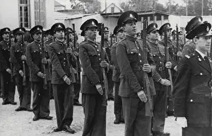 Patrol Prints: The new Greek Policeman are taking the oath. March 25, 1947