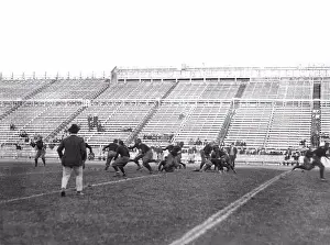 Unitedstates Prints: New Haven, Connecticut: c. 1913 The Yale football team at practice