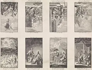Amsterdam Prints: Eight New Testament scenes on a leaf