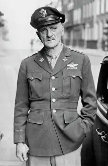 1942 Prints: New U.S. Air Chief In London -- Major-General Carl Spaatz
