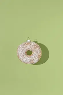 Celebrate Prints: New years donut. Christmas card for coffee point