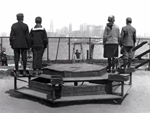 New York City Prints: New York, New York: c. 1913 Immigrants representing four countries