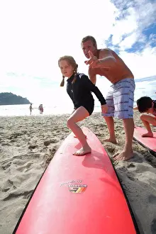 Surf Prints: New Zealand, North Island, Coromandel Peninsula