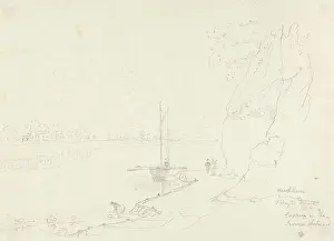 Graphite Prints: Newnham Looking on the Severn Westward