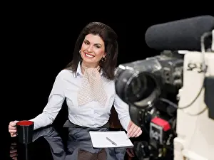 Smart Prints: News presenter and camera