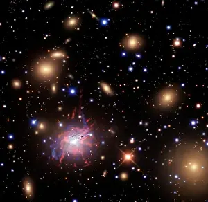 Shining Prints: NGC 1275, also known as Perseus A