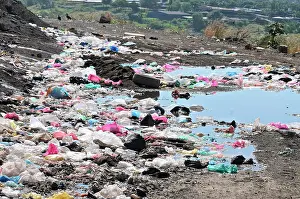 Variety Prints: Nicaragua, Managua, La Chureca Industrial waste disposal site