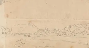Cream Laid Paper Prints: Nice, John Robert Cozens, 1752-1797