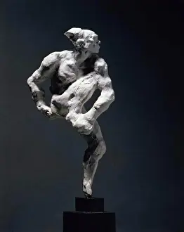 Daretobe Prints: Nijinsky (the Dancer) Nijinsky (Danseur) Auguste Rodin (1840-1917/French) Muse Rodin