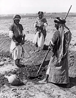 Smoking Prints: Nineveh, Mesopotamia: c. 1920 Nneveh is now known as Mosul in Iraq