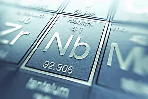 Metallic Prints: Niobium (Chemical Element)