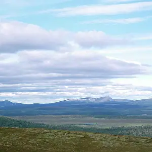 Mountain Chain Prints: Nipfjaellet, Dalarna, Sweden, Europe