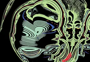 Madness Prints: Nite madness, 2007, Diana Ong (b.1940/Chinese-American) Computer Graphics