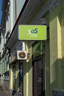 Share Prints: Nitra, Slovakia, November, 13, 2022 : SaS sign