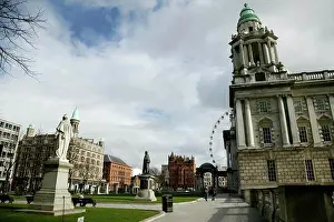 Streets Prints: Northern Ireland, Belfast, Donegall Square