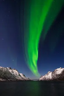 Luminous Prints: Northern Lights near Tromso, Troms, Norway