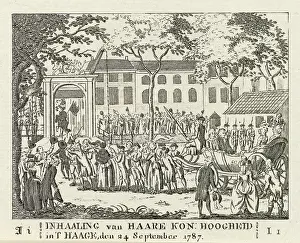 Hague Prints: Northern Netherlands, Reception of Her Royal Highness in The Hague