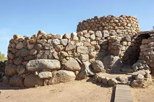 Stonework Prints: Nuraghe La Prisgiona Archaeological Site, Arzachena, Sardinia, Italy