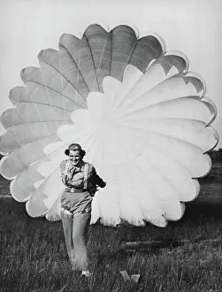 Parachute Prints: A Nurses Aid Who Also Flies And Parachutes -- Ann Cutler