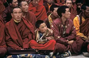 Trips Prints: Nyingma monks watch the Buddhist Cham Dances