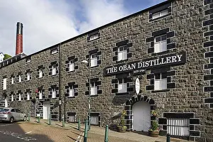 Produce Prints: Oban distillery, owned by Diageo in the city Oban, Argyll and Bute, Scotland, UK