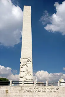 Population Prints: This Oblisk is a monument to the Tenentes Revolt of 1932 in Sao Paulo, Brazil