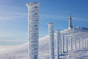 Afrasia Prints: The Observatory summit of Mont Ventoux in winter France