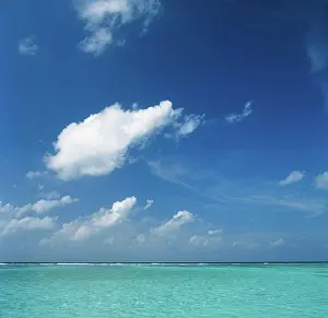 Blue Color Prints: Ocean and Sky