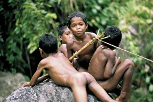 Tribal Prints: Oceania, Indonesia, Ceram Island, Maluku. Naulu People