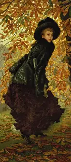 Apparel Prints: October, James Jacques Joseph Tissot (1836-1906), Oil On Canvas