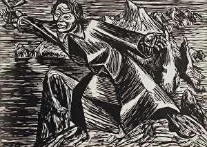 Germany Prints: Ode to joy. Ernst Barlach (Germany)