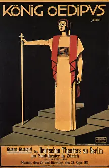 Theater Prints: Oedipus Poster
