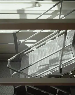 External Prints: office building detail of stairs