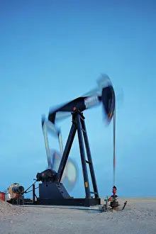Carbon Prints: An oil well pump jack in northeastern Colorado