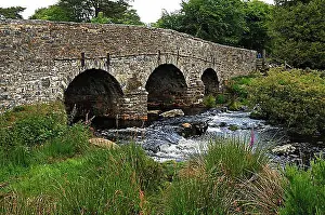 Natural Preserve Prints: Old bridge, 1780, across the East Dart river