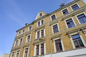 Historic Centre Prints: Old building, Old Town, Halle an der Saale, Saxony-Anhalt, Germany, Europe