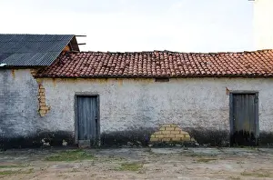 Brazil Prints: Old farmhouse in a town, Vale Do Capao, Bahia, Brazil