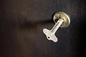 Secure Prints: Old Fashioned Brass Key