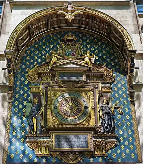 Exterior Photograph Prints: Oldest public clock since 1371