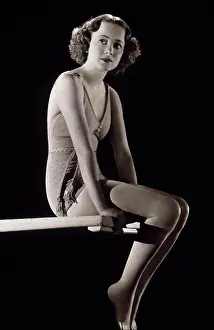 Swimwear Prints: Olivia de Havilland Actress (1916- )